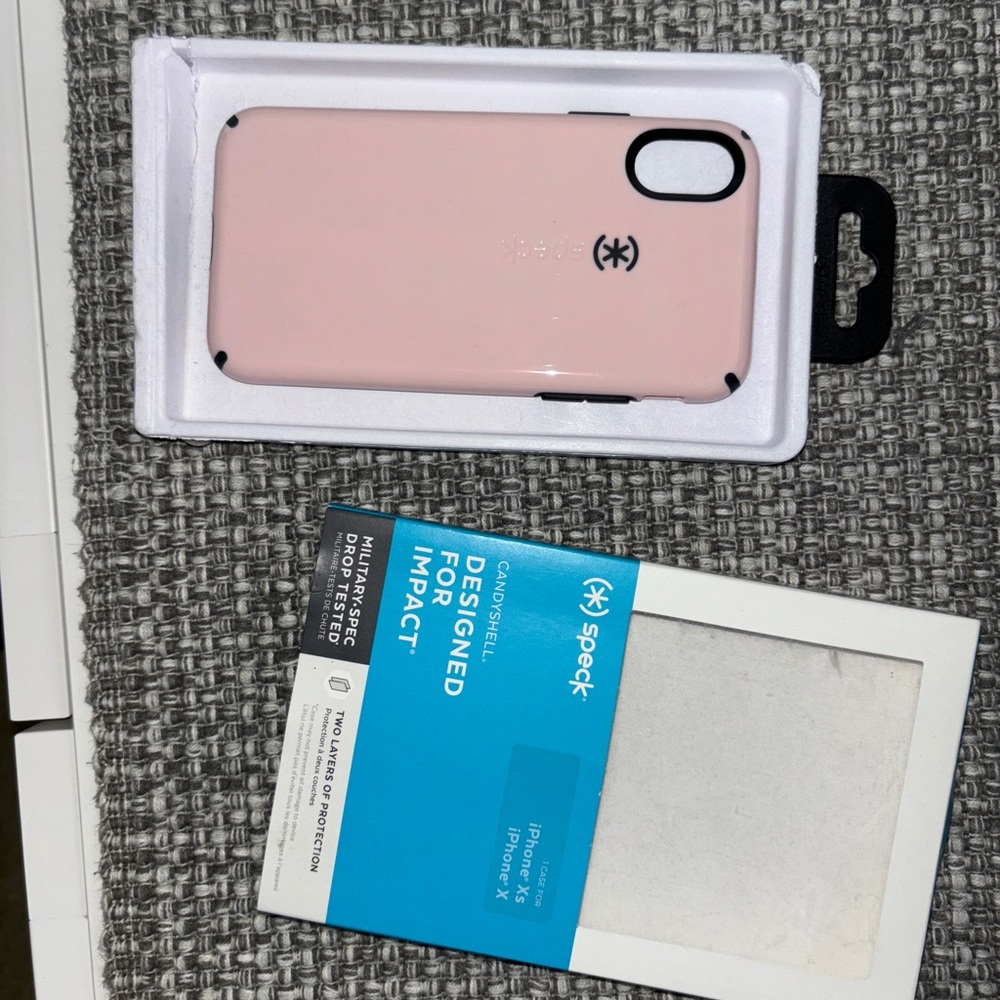 SPECK iPhone X case baby pink